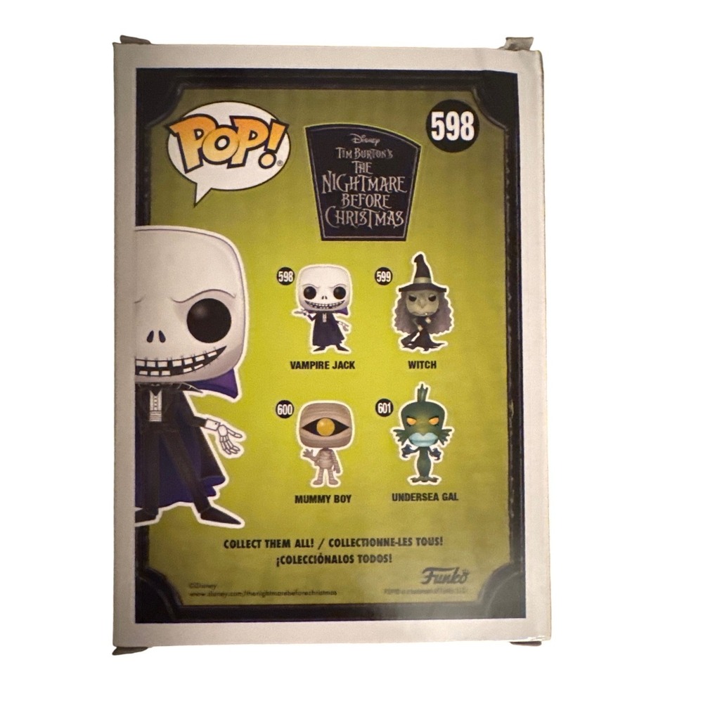Disney Funko Pop! The Nightmare Before Christmas Vampire Jack #598 GITD - Picture 3 of 5